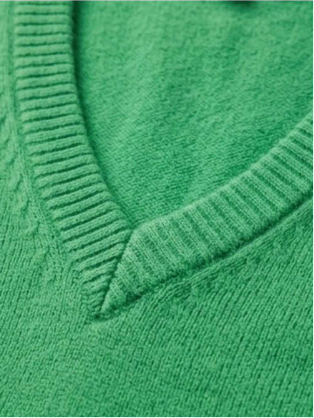 J.Crew Green 100% Cashmere V-Neck Sweater Vest – Size Small - Picture 11 of 15